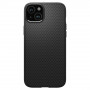Spigen Liquid Air dėklas, skirtas Apple iPhone 15 Plus / 14 Plus, matinė juoda
