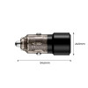Tech-Protect CC03 2 prievadų automobilinis įkroviklis USB-A / USB-C, PD 75W, juodas