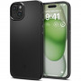 Spigen Thin Fit dėklas, skirtas Apple iPhone 15 Plus / 14 Plus, juodas