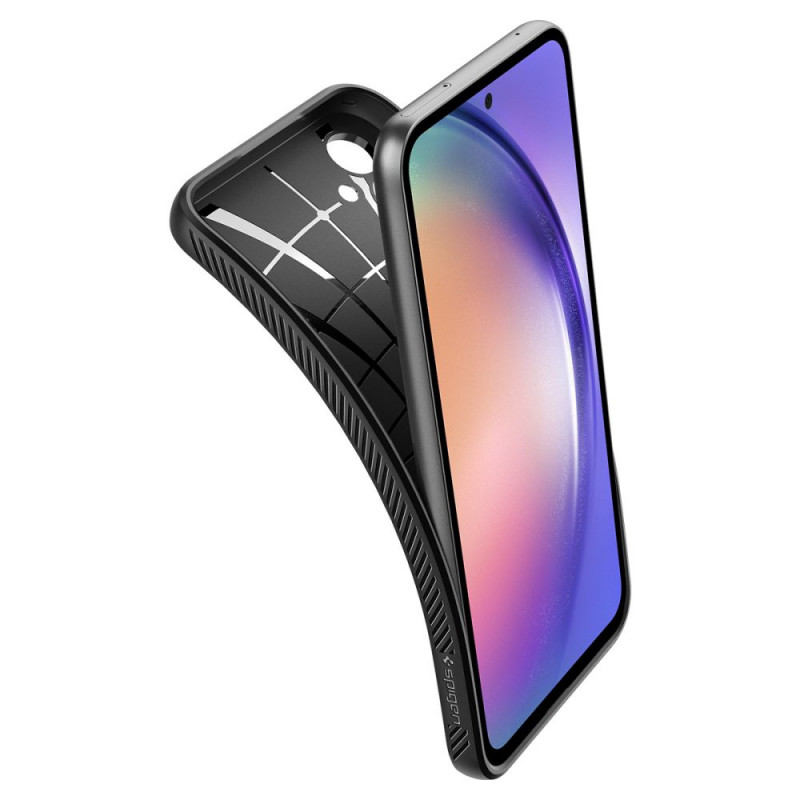 Spigen Liquid Air dėklas, skirtas Samsung Galaxy A54 5G, matinė juoda
