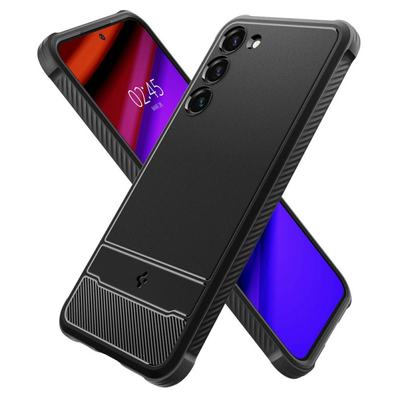 Spigen atsparus šarvuotas dėklas skirtas Samsung Galaxy S23, matinis juodas