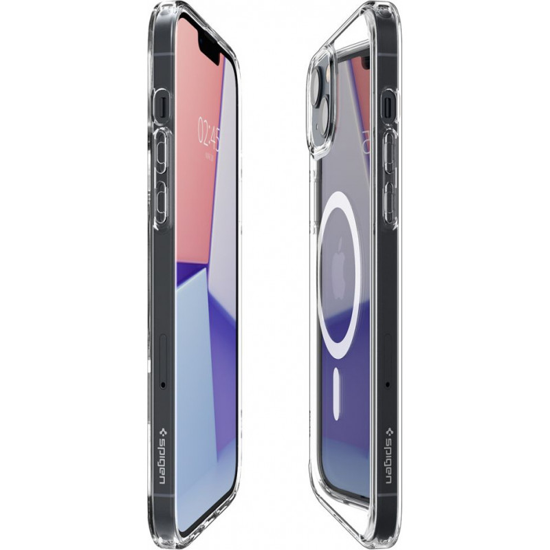 Spigen Ultra Hybrid Mag (ACS05048) MagSafe dėklas, skirtas Apple iPhone 14, baltas