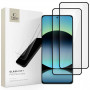 Tech-Protect Glass Fit+ grūdintas stiklas, skirtas Xiaomi Redmi Note 14 4G / 5G / POCO M7 Pro 5G, juodas (2 vnt.)