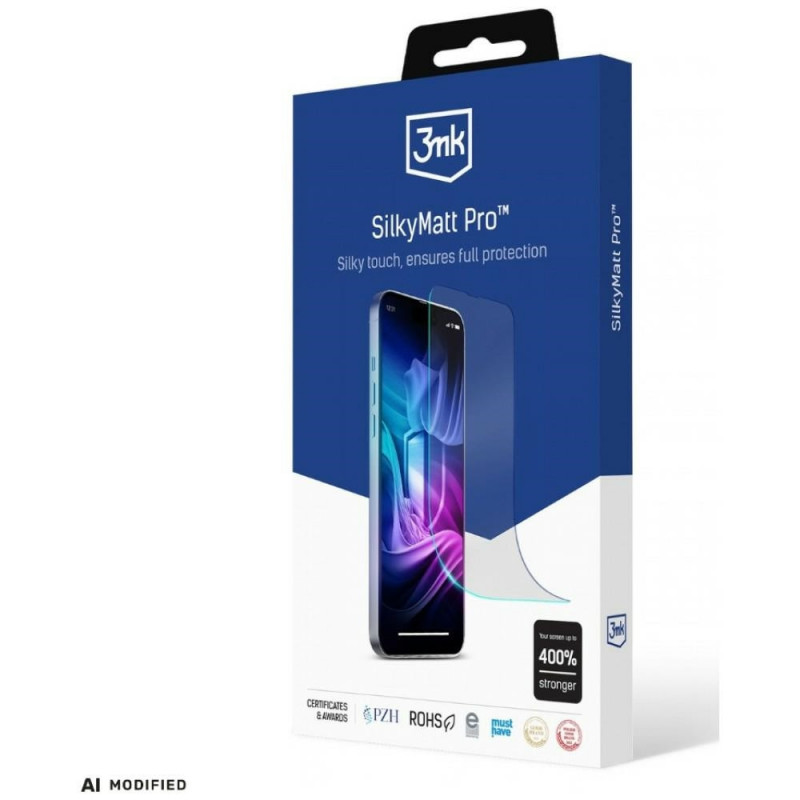 3MK Silky Matt Pro matinė ekrano apsauginė plėvelė, skirta Apple iPhone 15