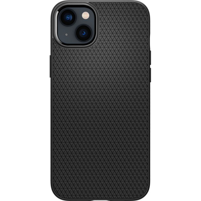 Spigen Liquid Air (ACS05037) dėklas Apple iPhone 14, matinis juodas
