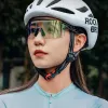 Rockbros fotochrominiai dviračių akiniai su UV apsauga ir korekciniu įdėklu, juodi
