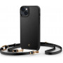 Spigen Cyrill Classic Charm Mag (ACS04948) MagSafe dėklas su dirželiu, skirtas Apple iPhone 14 Plus / 15 Plus, juodas