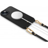 Spigen Cyrill Classic Charm Mag (ACS04948) MagSafe dėklas su dirželiu, skirtas Apple iPhone 14 Plus / 15 Plus, juodas