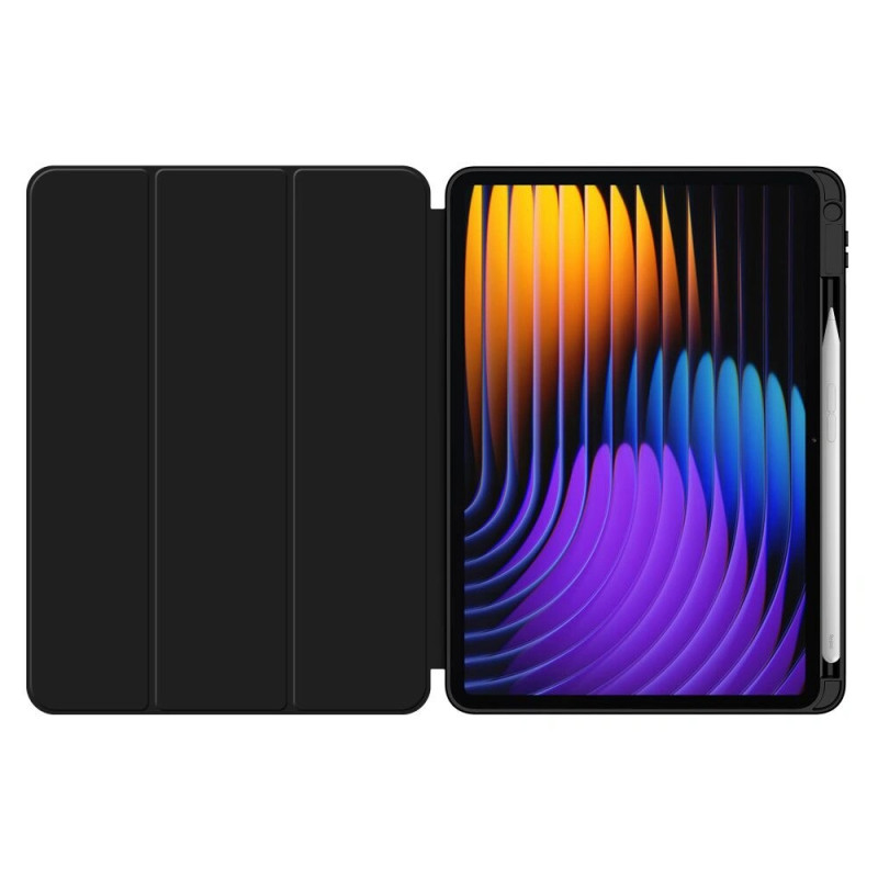 Tech-Protect SmartCase Pen planšetinio kompiuterio dėklas, skirtas Xiaomi Pad 8 / 8 Pro / 7 / 7 Pro, juodas
