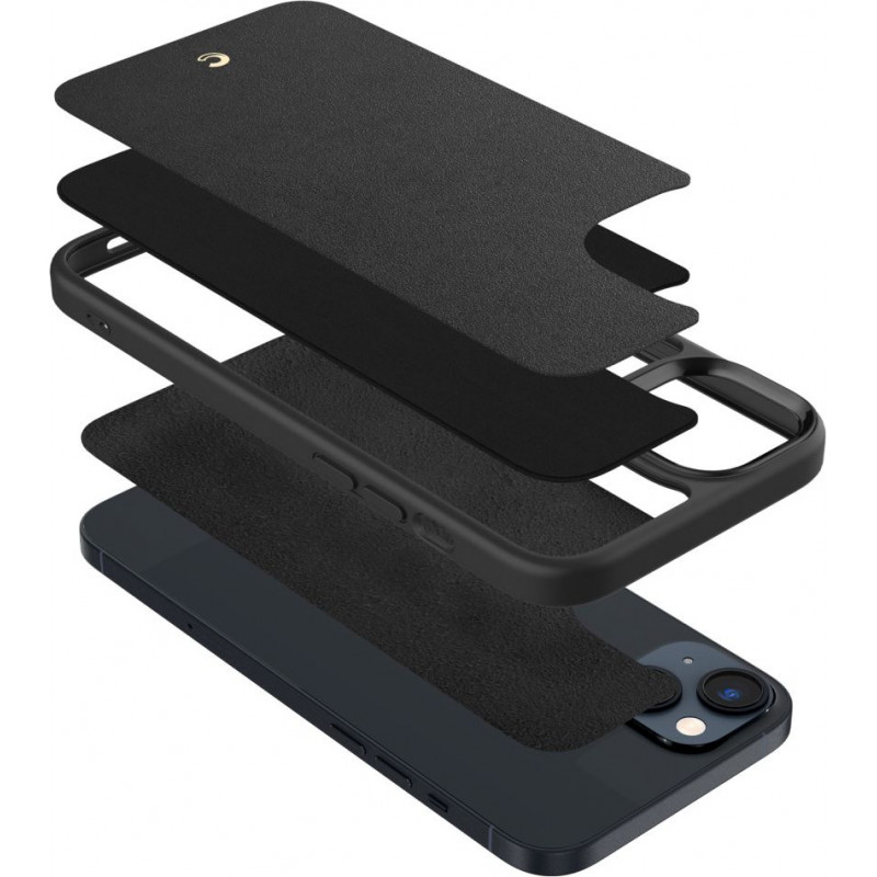 Spigen Cyrill Kajuk Mag (ACS04946) MagSafe dėklas, skirtas Apple iPhone 14 Plus / 15 Plus, juodas