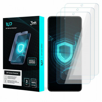 3MK 1UP Apple iPhone 15 Plus / 14 Plus žaidėjams skirta ekrano apsauginė plėvelė (3 vnt.)