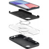 Spigen Silicone Fit Mag (ACS04920) MagSafe dėklas, skirtas Apple iPhone 14 Plus / 15 Plus, juodas