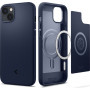 Spigen Mag Armor (ACS04919) dėklas, skirtas Apple iPhone 14 Plus / 15 Plus, tamsiai mėlynas