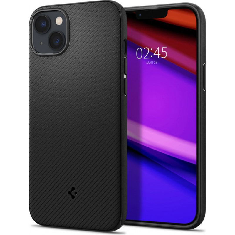 Spigen Mag Armor (ACS04918) dėklas, skirtas Apple iPhone 14 Plus / 15 Plus, matinis juodas