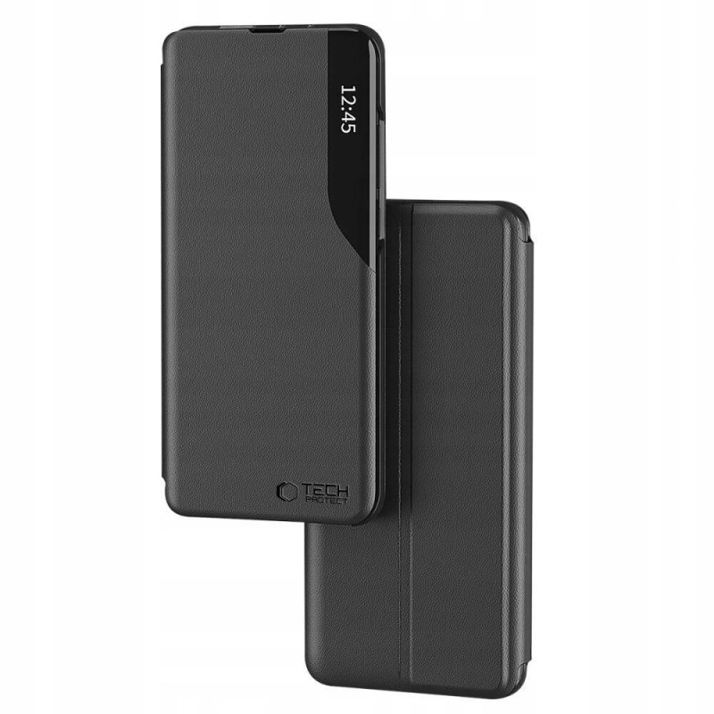 Tech-Protect Smart View dėklas, skirtas Xiaomi Redmi 12, juodas