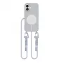 Tech-Protect MagNecklace 26328-0 MagSafe dėklas, skirtas Apple iPhone 16, pilkas