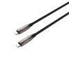 Tech-Protect UB10T Ultraboost USB-C / USB-C kabelis PD240W/QC4.0, 100 cm, juodas
