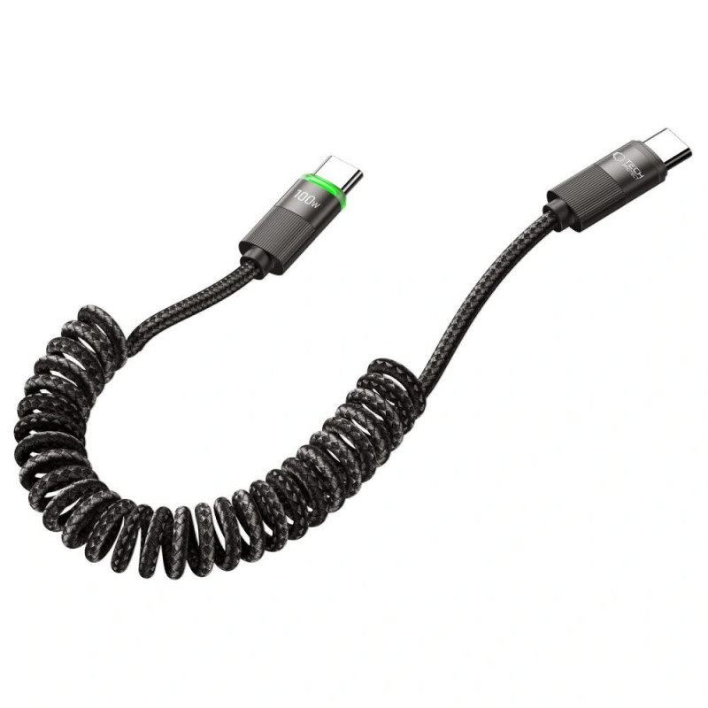 Tech-Protect UB20T Ultraboost USB-C / USB-C kabelis PD100W/5A, 180 cm, juodas