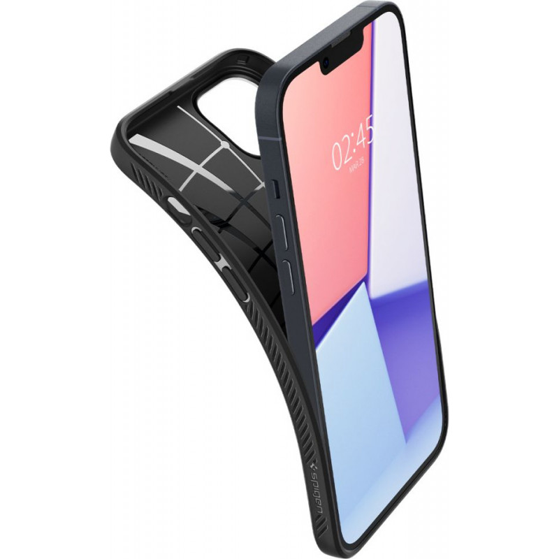 Spigen Liquid Air Apple iPhone 14 Plus / 15 Plus dėklas, matinis juodas