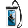 Spigen A601 Aqua Shield universalus vandeniui atsparus dėklas, Crystal Clear