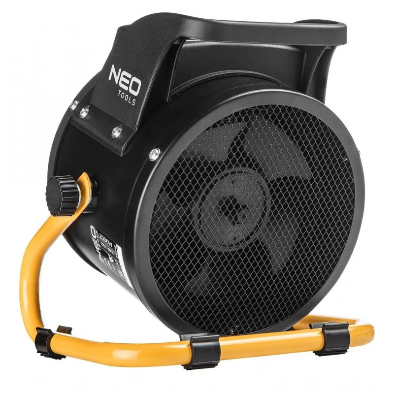 Neo Tools 90-062 elektrinis patalpų šildytuvas, keraminis PTC, 2000 W, juodas
