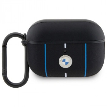 BMW BMAP222RVSK Color Lines dėklas, skirtas Apple AirPods Pro 2 (2022/2023), juodas