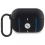 BMW BMAP222RVSK Color Lines dėklas, skirtas Apple AirPods Pro 2 (2022/2023), juodas