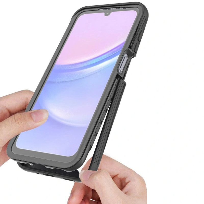 Tech-Protect Defense360 dėklas, skirtas Samsung Galaxy A16 / A17 / A18 / A26 4G / 5G, juodas