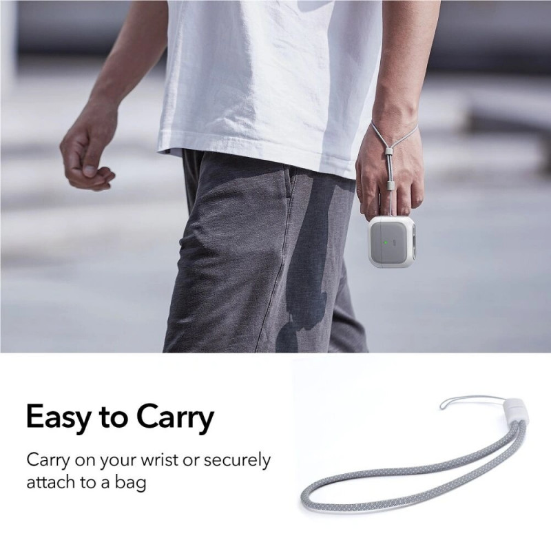 ESR Orbit HaloLock MagSafe dėklas Apple AirPods 4, baltas