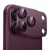 Tech-Protect Camfull Fit+ Apple iPhone 18 Pro fotoaparato objektyvo apsauga, Burgundy