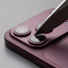 Tech-Protect Camfull Fit+ Apple iPhone 18 Pro fotoaparato objektyvo apsauga, Burgundy