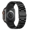 Tech-Protect Stainless THP6099 Apple Watch 8 / 9 / 10 / 11 / 12 / SE / Ultra 44/45/46/49 mm nerūdijančio plieno apyrankė, juoda