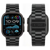 Tech-Protect Stainless THP6099 Apple Watch 8 / 9 / 10 / 11 / 12 / SE / Ultra 44/45/46/49 mm nerūdijančio plieno apyrankė, juoda