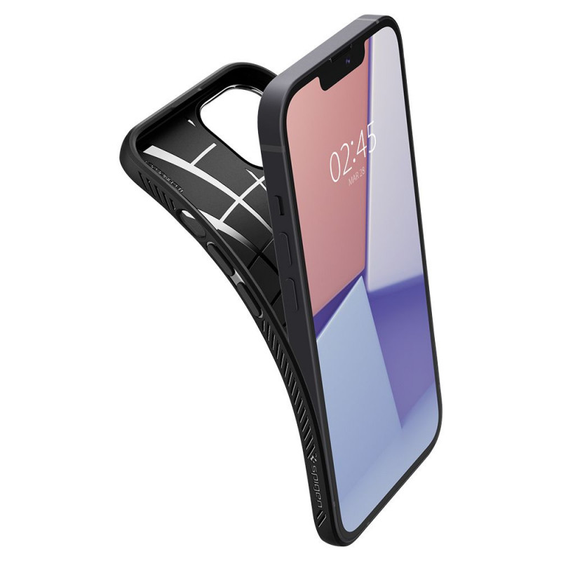 Spigen Liquid Air Apple iPhone 13 dėklas, matinis juodas