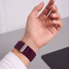 Tech-Protect Nylonloop Apple Watch 8 / 9 / 10 / 11 / 12 / SE / Ultra 44/45/46/49 mm laikrodžio dirželis, Deep Burgundy