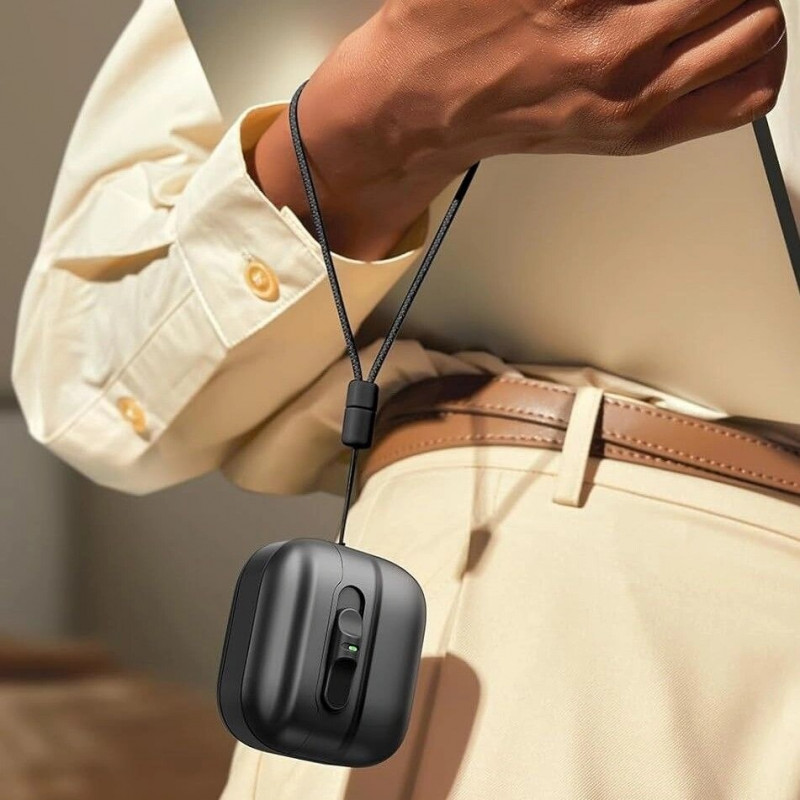 ESR Pulse HaloLock MagSafe dėklas, skirtas Apple AirPods 4, juodas