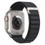 Tech-Protect Nylon Pro Apple Watch 8 / 9 / 10 / 11 / 12 / SE / Ultra 44/45/46/49 mm laikrodžio dirželis, juodas