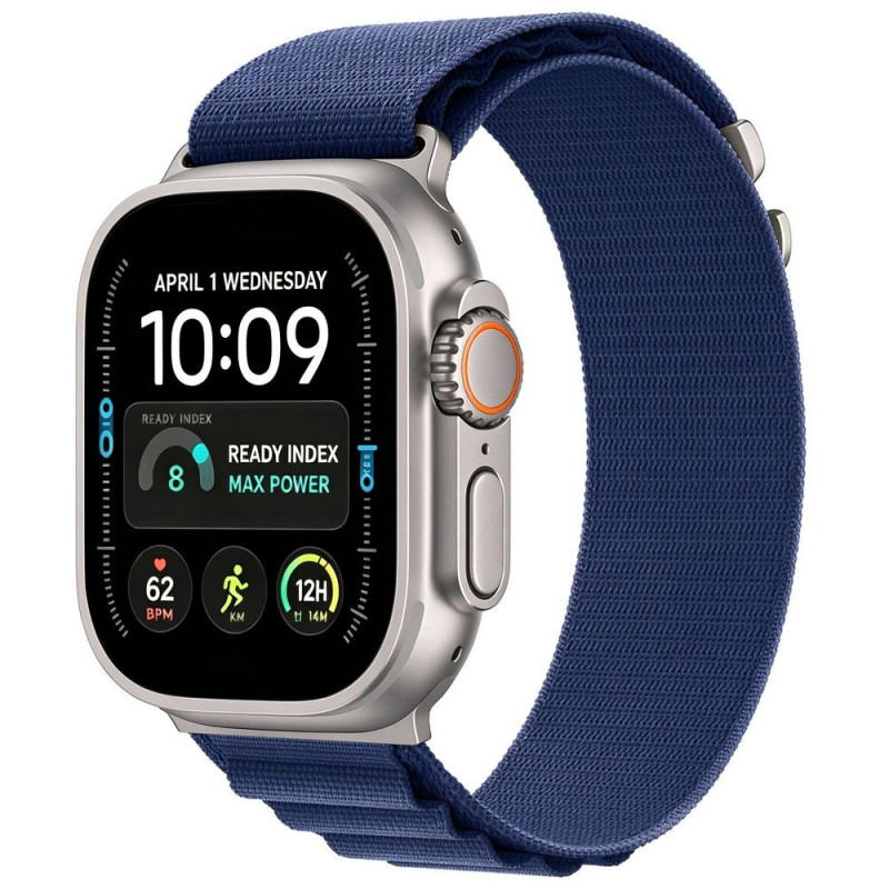 Tech-Protect Nylon Pro Apple Watch 8 / 9 / 10 / 11 / 12 / SE / Ultra 44/45/46/49 mm laikrodžio dirželis, Navy Blue