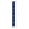 Tech-Protect Nylon Pro Apple Watch 8 / 9 / 10 / 11 / 12 / SE / Ultra 44/45/46/49 mm laikrodžio dirželis, Navy Blue