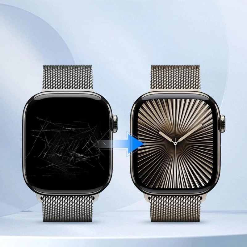 Tech-Protect Hydro Flex+ Garmin Venu 4 41 mm hidrogelio ekrano apsauga, permatoma (2 vnt.)
