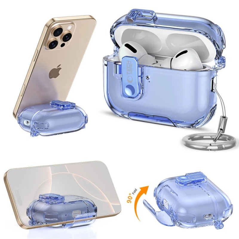 Tech-Protect Bounce Pro Apple AirPods Pro 3 įkrovimo dėklo dangtelis, Matcha Green