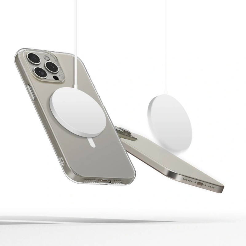 Tech-Protect FlexAir MagSafe THP3579 dėklas, skirtas Apple iPhone 15 Pro, skaidrus