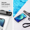 Spigen A601 universalus vandeniui atsparus dėklas (2 vnt.), Crystal Clear