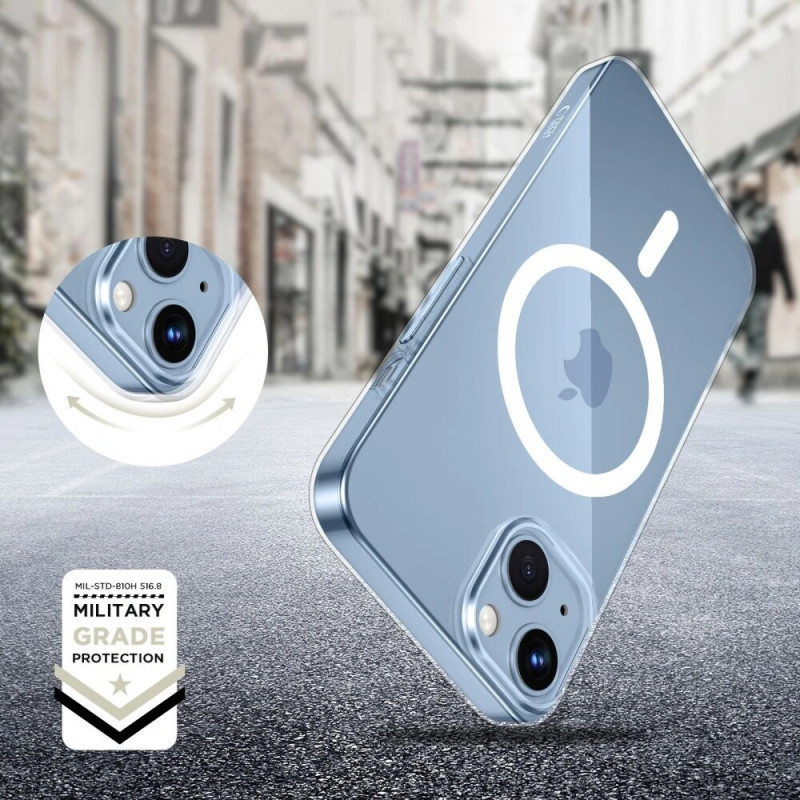 Tech-Protect FlexAir MagSafe dėklas, skirtas Apple iPhone 13 / 14, permatomas