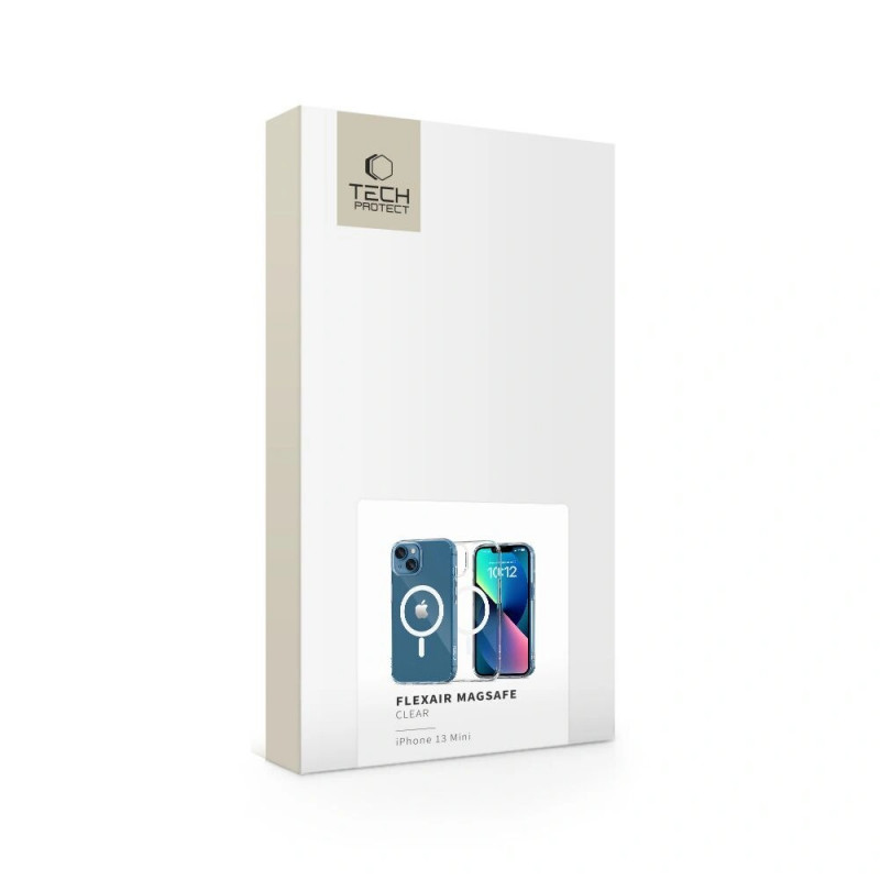 Tech-Protect FlexAir MagSafe THP3584 dėklas, skirtas Apple iPhone 13 Mini, skaidrus