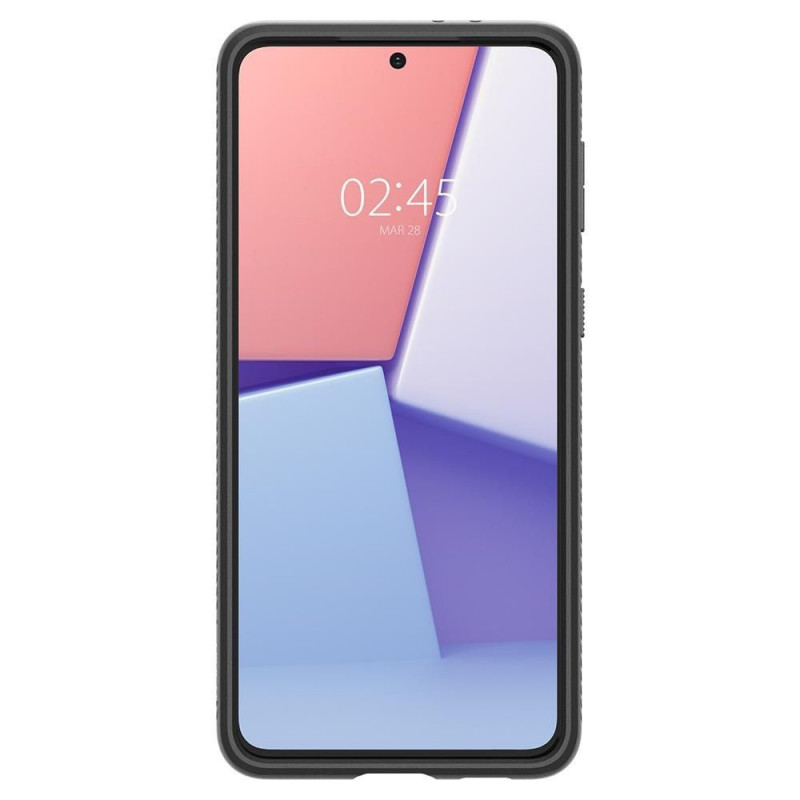 Spigen Liquid Air dėklas, skirtas Samsung Galaxy S21, matinė juoda