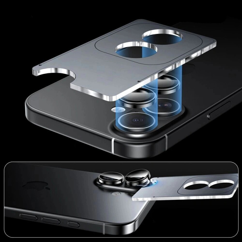Tech-Protect Camring Fit+ fotoaparato dangtelis, skirtas Samsung Galaxy A37 / A57 5G, juodas