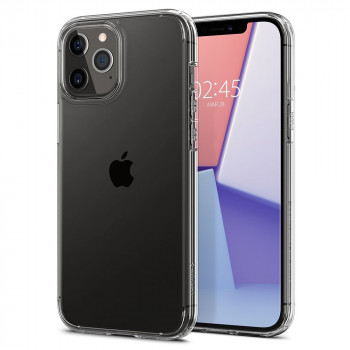 Spigen Ultra Hybrid dėklas, skirtas Apple iPhone 12 / 12 Pro, Crystal Clear