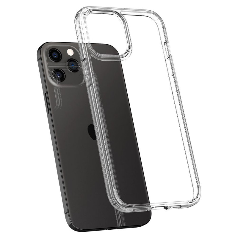 Spigen Ultra Hybrid dėklas, skirtas Apple iPhone 12 / 12 Pro, Crystal Clear