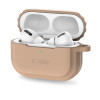 Tech-Protect silikoninis virvutės dėklas, skirtas Apple AirPods Pro 1 / 2, Cafe Latte